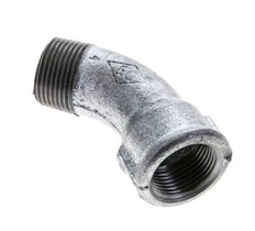 Elbow Fitting 45deg R3/4'' Male x Rp3/4'' Female Cast Iron 25bar (351.25psi) [2 Pieces]