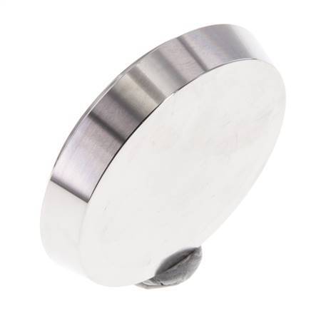 End Cap 68mm Cone Nozzle DN 50 Stainless Steel DIN 11851