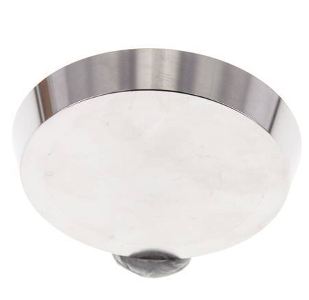 End Cap 68mm Cone Nozzle DN 50 Stainless Steel DIN 11851