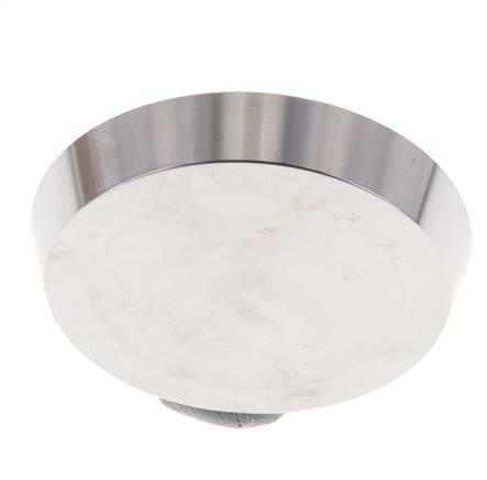 End Cap 56mm Cone Nozzle DN 40 Stainless Steel DIN 11851