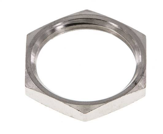 Lock Nut M24 Nickel-plated Brass [2 Pieces]