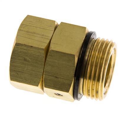 Drehdurchführung G1'' Innengewinde x Außengewinde Heißwasser Messing EPDM 30bar (421.5psi)