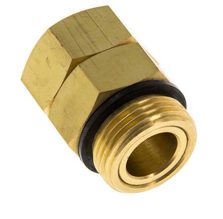 Drehdurchführung G1'' Innengewinde x Außengewinde Heißwasser Messing EPDM 30bar (421.5psi)