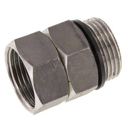 Drehdurchführung G1'' Innengewinde x Außengewinde Heißwasser Edelstahl FKM 30bar (421.5psi)