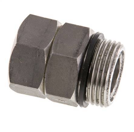 Drehdurchführung G1'' Innengewinde x Außengewinde Heißwasser Edelstahl FKM 30bar (421.5psi)