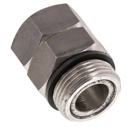 Drehdurchführung G1'' Innengewinde x Außengewinde Heißwasser Edelstahl FKM 30bar (421.5psi)