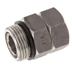 Drehdurchführung G1'' Innengewinde x Außengewinde Heißwasser Edelstahl FKM 30bar (421.5psi)