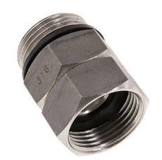 Drehdurchführung G1'' Innengewinde x Außengewinde Heißwasser Edelstahl FKM 30bar (421.5psi)