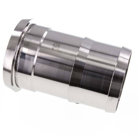 Sanitärarmatur (Molkerei) 121mm Konus x 4 Zoll (100 mm) Schlauchpfeiler Edelstahl