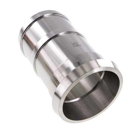 Sanitärarmatur (Molkerei) 121mm Konus x 4 Zoll (100 mm) Schlauchpfeiler Edelstahl
