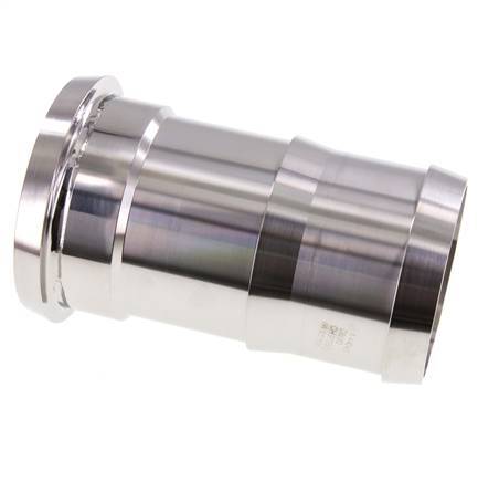 Sanitärarmatur (Molkerei) 100 mm Konus x 80 mm Schlauchpfeiler Edelstahl