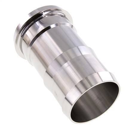 Sanitärarmatur (Molkerei) 100 mm Konus x 80 mm Schlauchpfeiler Edelstahl