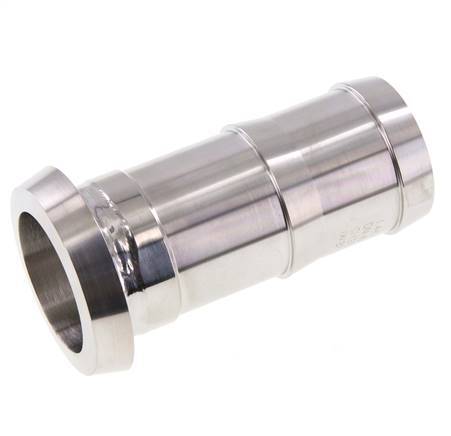 Sanitärarmatur (Molkerei) 56mm Konus x 40 mm Schlauchpfeiler Edelstahl