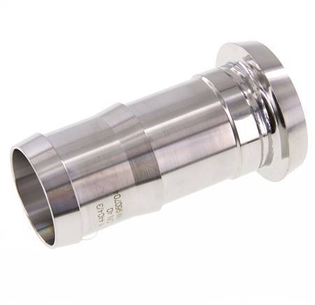 Sanitärarmatur (Molkerei) 56mm Konus x 40 mm Schlauchpfeiler Edelstahl