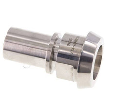 DIN 11851 Sanitärarmatur (Molkerei) 44mm Konus x 1 Zoll (25 mm) Schlauchsäule Edelstahl Sicherheitsmanschette