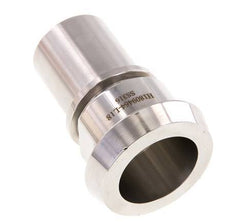 DIN 11851 Sanitärarmatur (Molkerei) 50mm Konus x 1 1/4 Zoll (32 mm) Schlauchsäule Edelstahl Sicherheitsmanschette