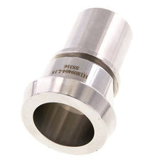 DIN 11851 Sanitärarmatur (Molkerei) 50mm Konus x 1 1/4 Zoll (32 mm) Schlauchsäule Edelstahl Sicherheitsmanschette