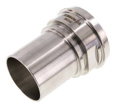 DIN 11851 Sanitärarmatur (Molkerei) 86mm Konus x 2 1/2 Zoll (63 mm) Schlauchsäule Sicherheitsmanschette aus Edelstahl