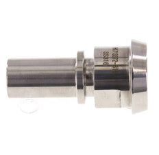 DIN 11851 Sanitärarmatur (Molkerei) 36mm Konus x 3/4 Zoll (19 mm) Schlauchsäule Edelstahl Sicherheitsmanschette