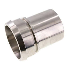 DIN 11851 Sanitärarmatur (Molkerei) 120mm Konus x 4 Zoll (100 mm) Schlauchsäule Edelstahl Sicherheitsmanschette