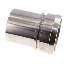 DIN 11851 Sanitärarmatur (Molkerei) 120mm Konus x 4 Zoll (100 mm) Schlauchsäule Edelstahl Sicherheitsmanschette