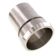 DIN 11851 Sanitärarmatur (Molkerei) 120mm Konus x 4 Zoll (100 mm) Schlauchsäule Edelstahl Sicherheitsmanschette