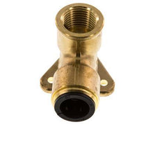 Wandsteckdose G1/2'' Female x 15 mm Push-in Messing 16bar (224.8psi)