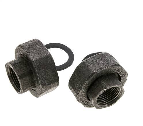 Pumpenfitting Rp3/4'' x G 1 1/4 Zoll Gusseisen Flachdichtung NBR 20bar (281.0psi)