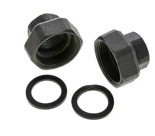 Pumpenfitting Rp1'' x G 1 1/2 Zoll Gusseisen Flachdichtung NBR 20bar (281.0psi)