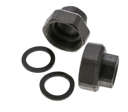 Pumpenfitting Rp1'' x G 1 1/2 Zoll Gusseisen Flachdichtung NBR 20bar (281.0psi)