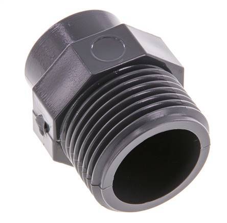 Reducing Ring Rp1/2'' Female x G1'' Male PVC-U 16bar (224.8psi) EN 1452-3 [5 Pieces]