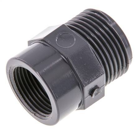 Reducing Ring Rp3/4'' Female x G1'' Male PVC-U 16bar (224.8psi) EN 1452-3 [5 Pieces]