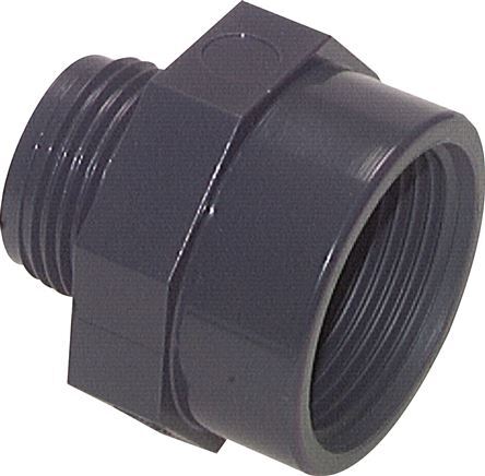 Reducing Adapter G1'' Male x Rp1 1/4'' Female PVC-U 16bar (224.8psi) EN 1452-3 [2 Pieces]