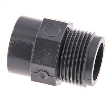 Reduzierring Rp1/2'' Innengewinde x G3/4'' Außengewinde PVC-U 16bar (224.8psi) EN 1452-3 [5 Stück]