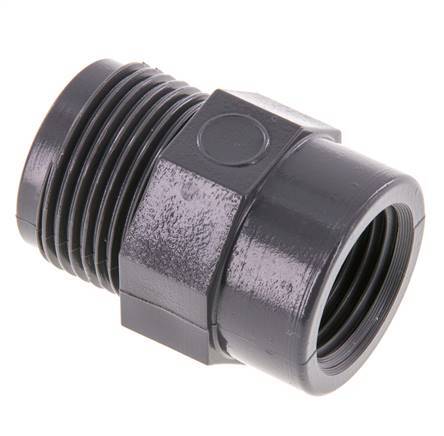 Reduzierring Rp1/2'' Innengewinde x G3/4'' Außengewinde PVC-U 16bar (224.8psi) EN 1452-3 [5 Stück]