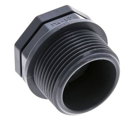 Reduzierring G1/2'' Innengewinde x G1 1/4'' Außengewinde Polypropylen (pp) 10bar (140,5psi) FDA 46mm Sechskant