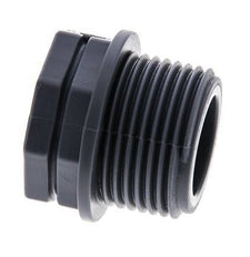 Reduzierring G1/2'' Innengewinde x G1'' Außengewinde Polypropylen (pp) 10bar (140,5psi) FDA 36mm Sechskant [2 Stück]