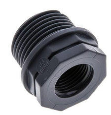 Reduzierring G1/2'' Innengewinde x G1'' Außengewinde Polypropylen (pp) 10bar (140,5psi) FDA 36mm Sechskant [2 Stück]