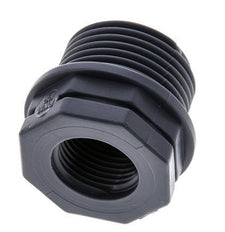 Reduzierring G1/2'' Innengewinde x G1'' Außengewinde Polypropylen (pp) 10bar (140,5psi) FDA 36mm Sechskant [2 Stück]