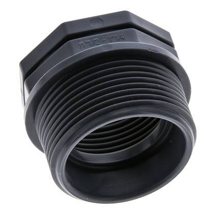 Reduzierring G1 1/4'' Innengewinde x G1 1/2'' Außengewinde Polypropylen (pp) 10bar (140,5psi) FDA 50mm Sechskant