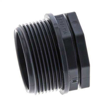 Reduzierring G1 1/4'' Innengewinde x G1 1/2'' Außengewinde Polypropylen (pp) 10bar (140,5psi) FDA 50mm Sechskant