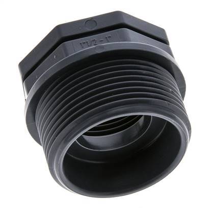 Reduzierring G1'' Innengewinde x G1 1/2'' Außengewinde Polypropylen (pp) 10bar (140,5psi) FDA 50mm Sechskant