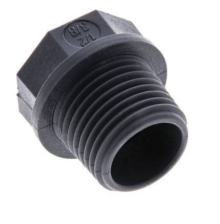 Reducing Ring G3/8'' Female x G1/2'' Male Polypropylene (pp) 10bar (140.5psi) FDA 25mm Hex [2 Pieces]