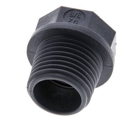 Reducing Ring G3/8'' Female x G1/2'' Male Polypropylene (pp) 10bar (140.5psi) FDA 25mm Hex [2 Pieces]