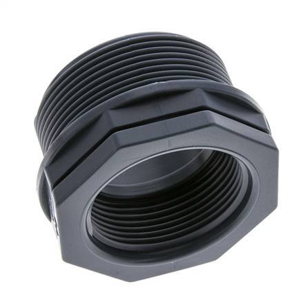 Reduzierring G1 1/2'' Innengewinde x G2'' Außengewinde Polypropylen (pp) 10bar (140,5psi) FDA 65mm Sechskant