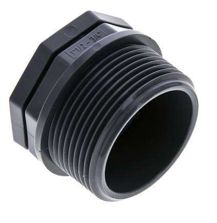 Reduzierring G3/4'' Innengewinde x G1 1/2'' Außengewinde Polypropylen (pp) 10bar (140,5psi) FDA 50mm Sechskant