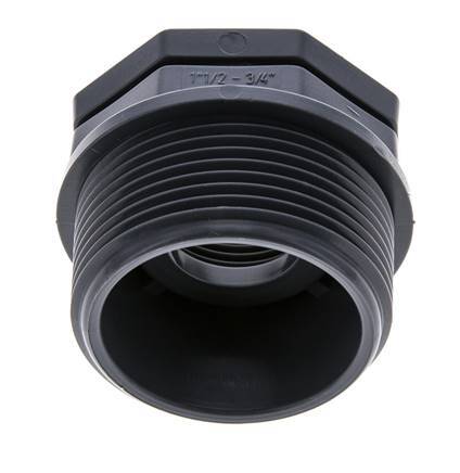 Reduzierring G3/4'' Innengewinde x G1 1/2'' Außengewinde Polypropylen (pp) 10bar (140,5psi) FDA 50mm Sechskant
