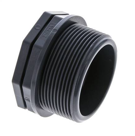 Reduzierring G1 1/4'' Innengewinde x G2'' Außengewinde Polypropylen (pp) 10bar (140,5psi) FDA 65mm Sechskant