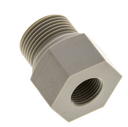 Reduzierring G3/8'' Innengewinde x G3/4'' Außengewinde Polypropylen (pp) 10bar (140,5psi) FDA 32mm Sechskant
