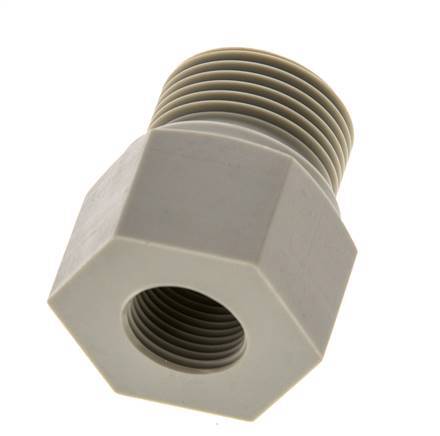 Reduzierring G3/8'' Innengewinde x G3/4'' Außengewinde Polypropylen (pp) 10bar (140,5psi) FDA 32mm Sechskant